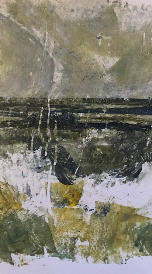 Landscape Monoprint 1 by Annie Meier