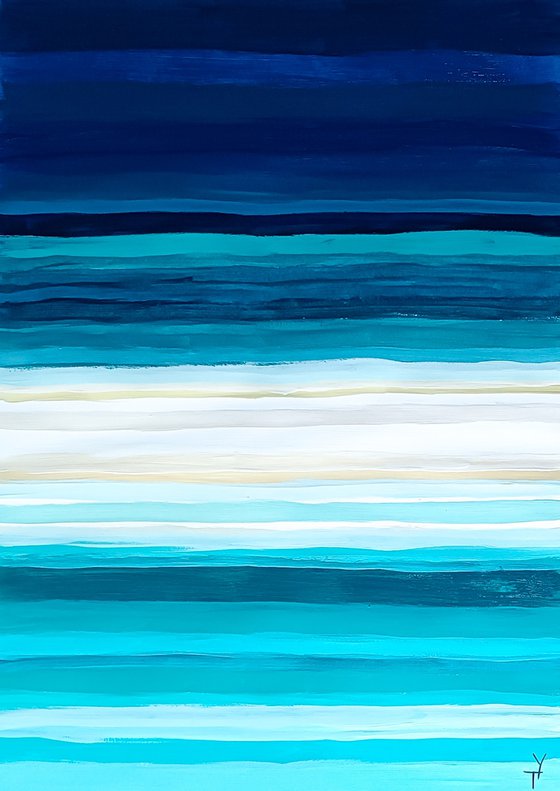 Ocean Quiet. Diptych.