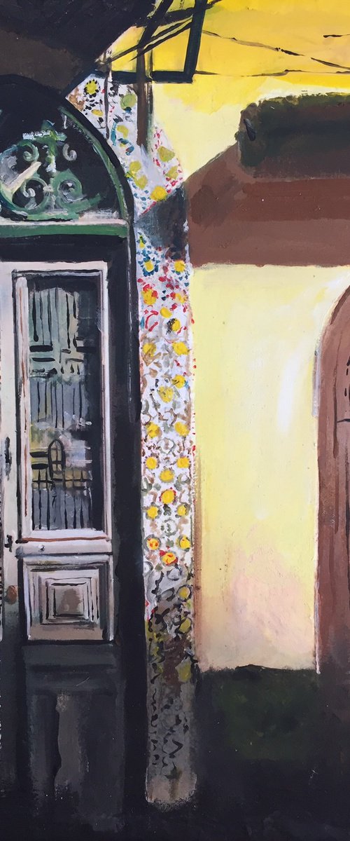 Doorway, Gibraltar by Andrew  Reid Wildman