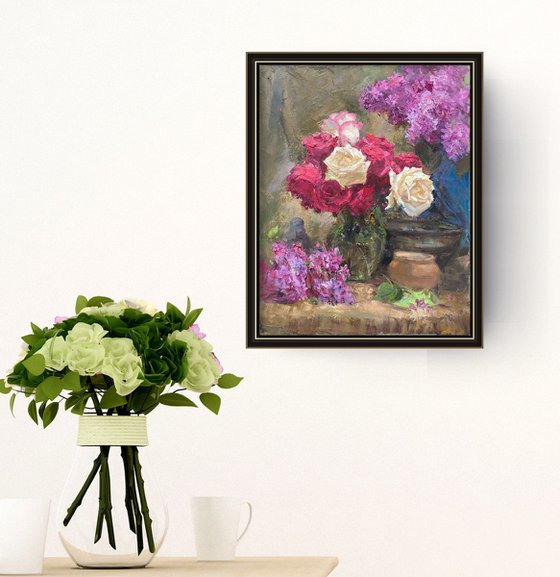 Roses and Lilacs