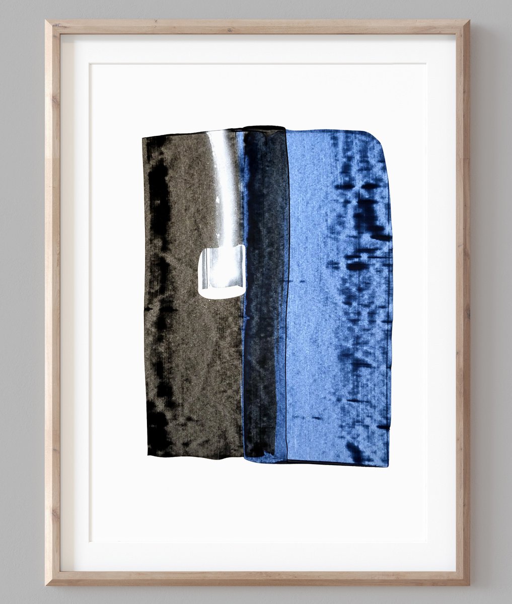42x59,4 cm - Abstract painting. Abstract art 79. Abstract expressionism. From series Brea... by Makarova Abstract Art