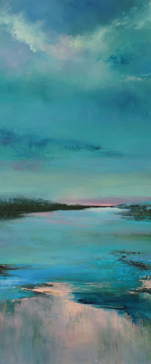 Rocky Shoreline by Sandra Michele Knight