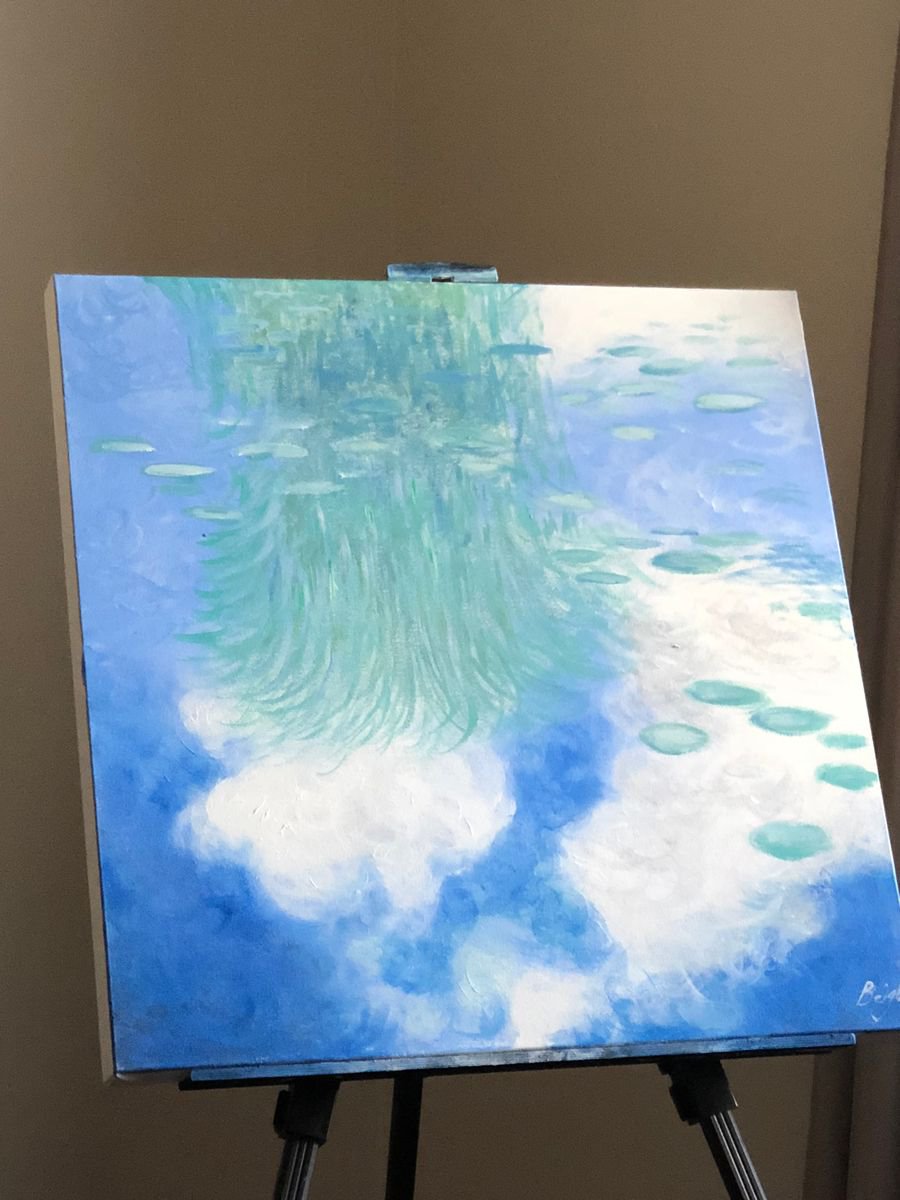 A Bit Of Sky By Shabs Beigh, 24 X 24, Artwork For Sale On Artfinder
