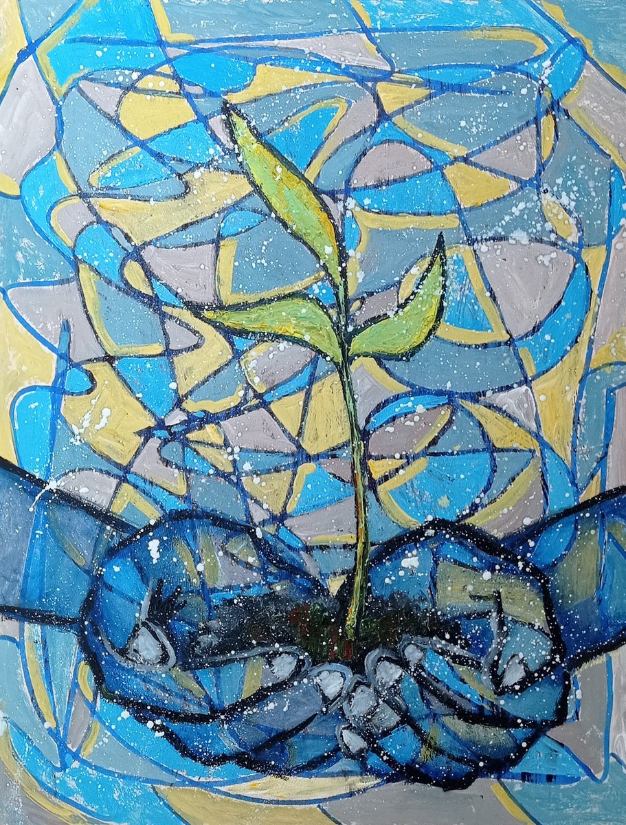 sprout of peace by Irina Tolstikova