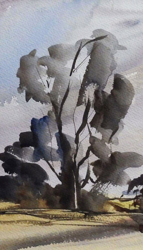 EARLY AUTUMN LANDSCAPE WORCESTERSHIRE No.2. by Tim Taylor