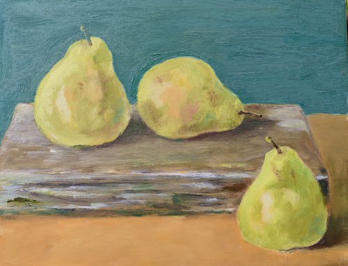 Three pears by Elena Zapassky
