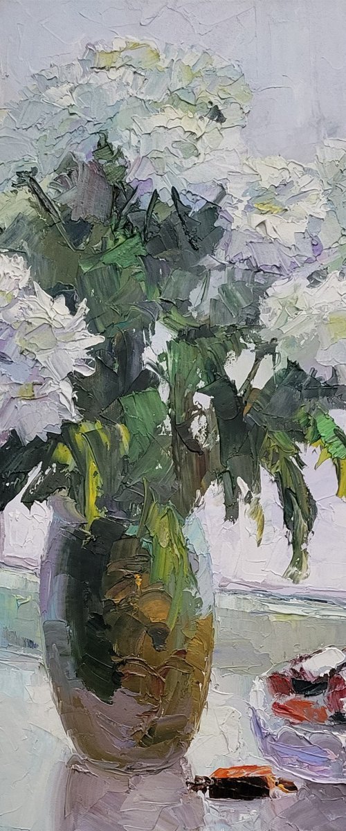 Flowers on the window by Boris Serdyuk