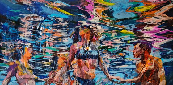 Between water and air