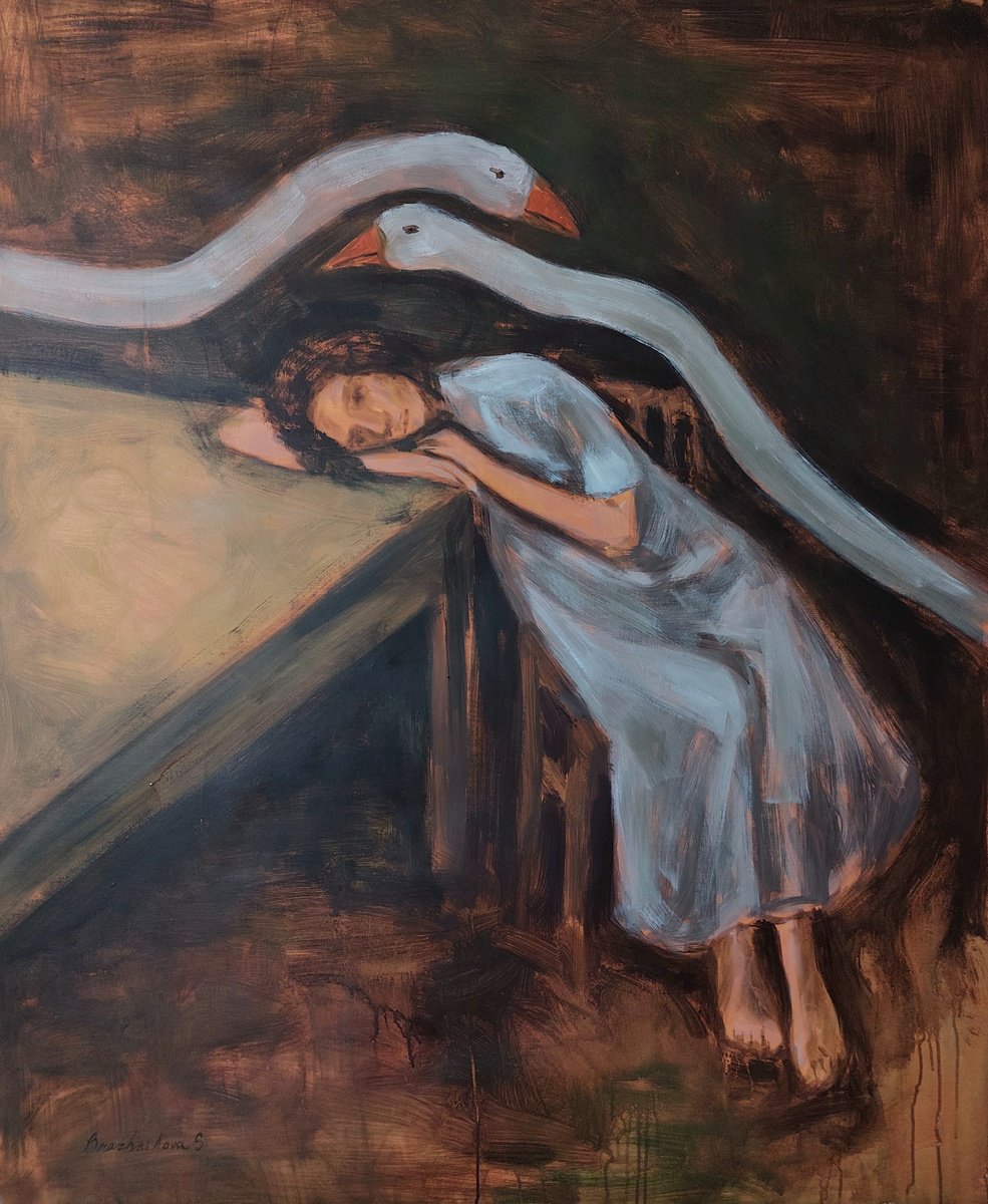  The Stronghold By Svitlana Brazhnikova, 38 X 47, Artwork For Sale On Artfinder