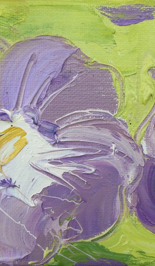 Geranium - Purple Flowers by Ben McLeod