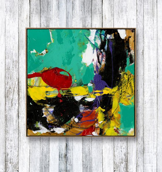 Time To Dance 4 - Abstract painting by Kathy Morton Stanion