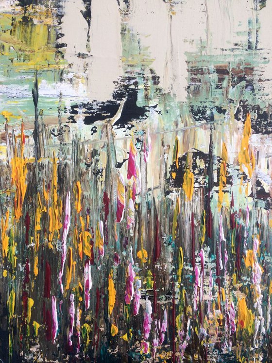 "spring 2016" , Acrylic Painting , 16x40inches
