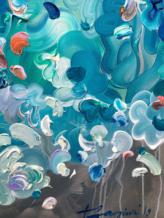 'Oceanum somnio' - 60x24"