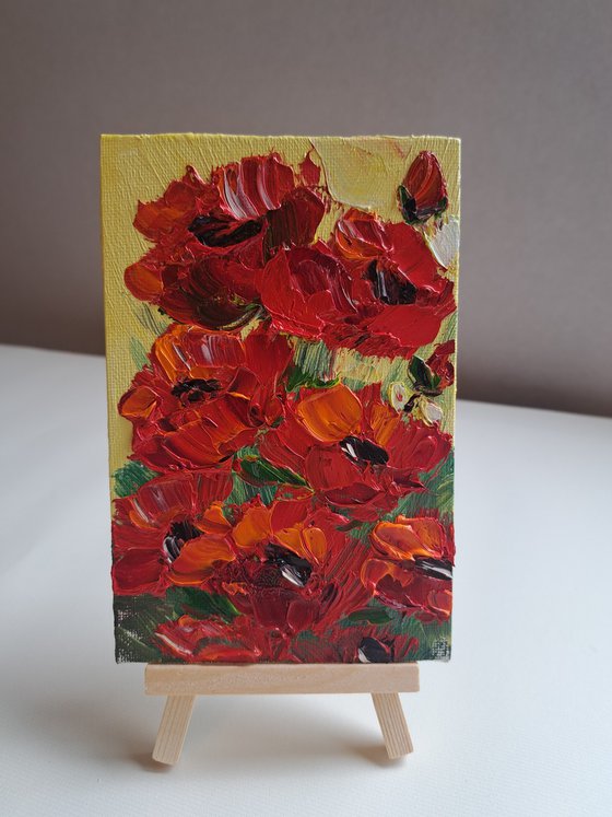 Poppies miniature