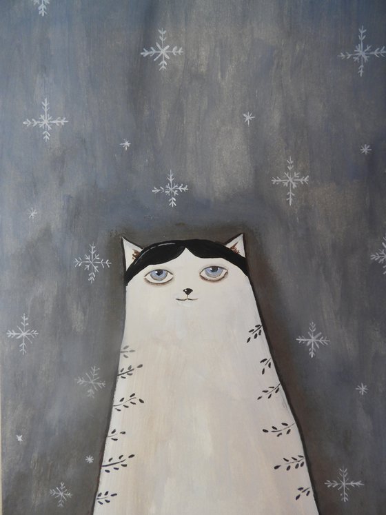 The winter cat