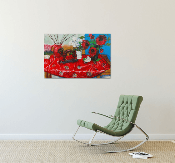 The Dragon and Red Kimono