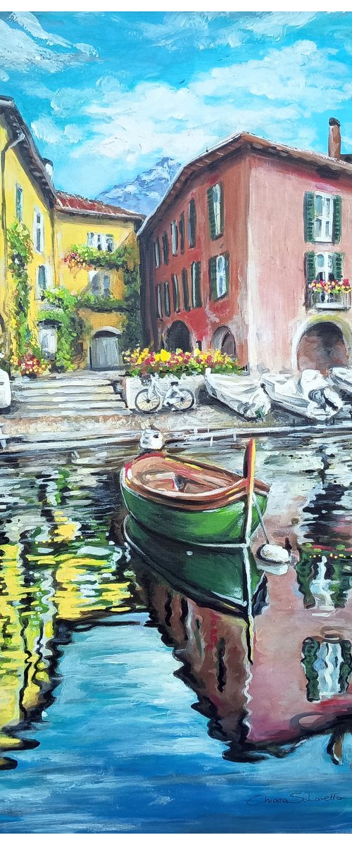 Barca al lago by Chiara-Schiavetta