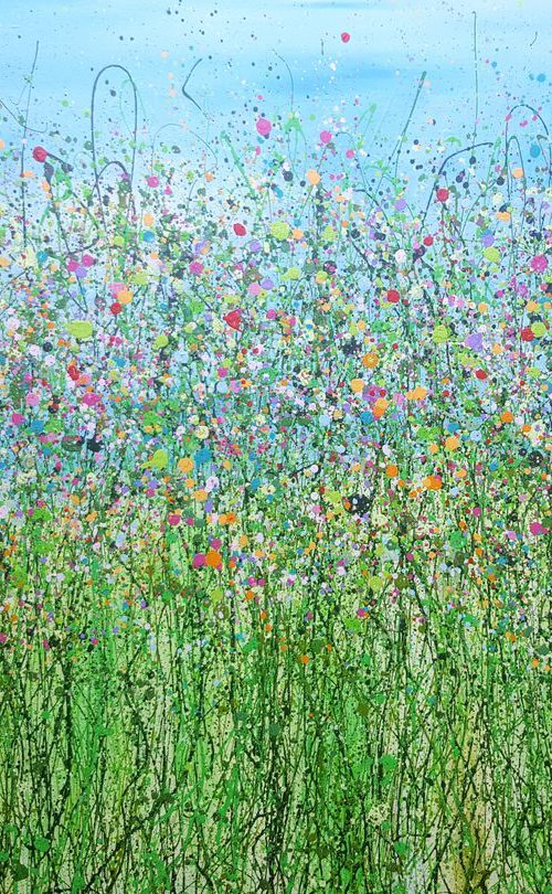 Wanderlust - Abstract Meadows by Lucy Moore