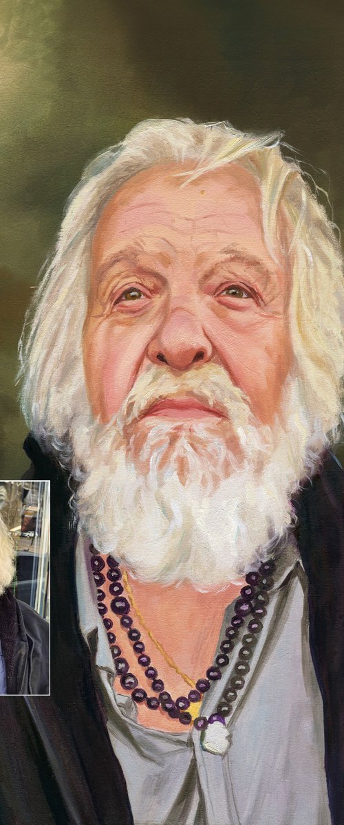 Commission oil portrait in realistic style by Lucia Verdejo