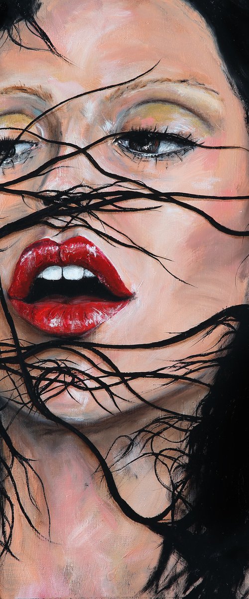 Girl with wet hair by Marco Modiano