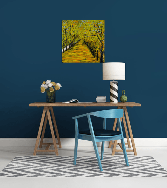 Yellow Prater in Vienna Austria