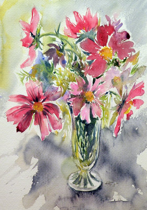 Still life with windflowers III