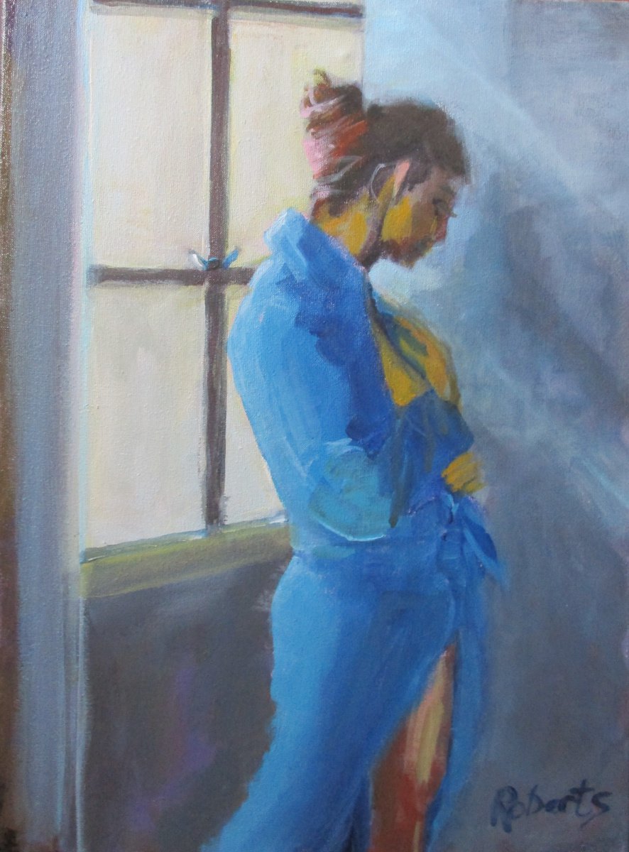 The blue robe by Rosalind Roberts
