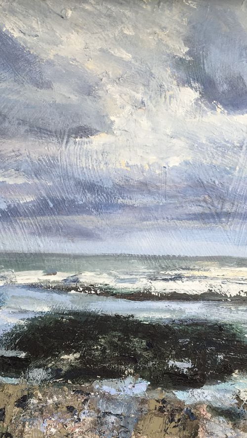 Moody Summer Beach by Nikki Wheeler