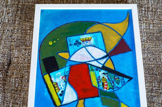 KING'S PIECES. Abstract Geometric Painting by Retne