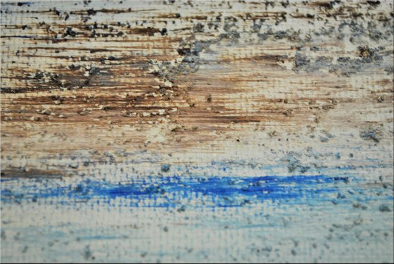 Mystical Landscape - Abstract- Painting- Acrylic Canvas Art - Wall Art - Framed Art - Blue Art - Modern Art