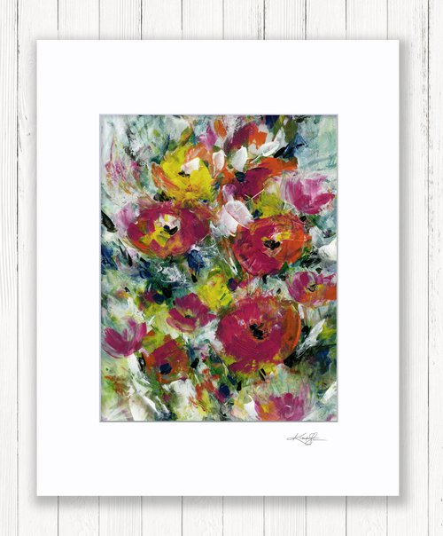 Floral Serenade 3 - Floral Painting by Kathy Morton Stanion by Kathy Morton Stanion