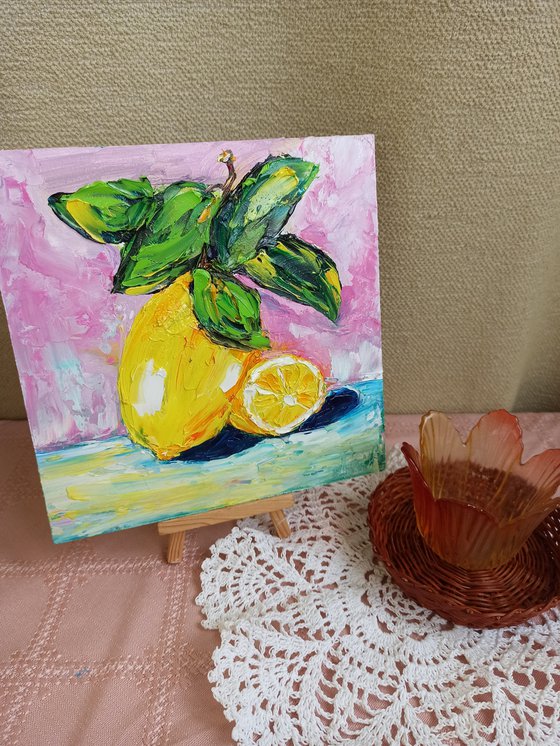 lemon still life