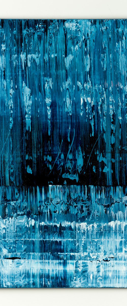 Blue abstract painting BF312 by Radek Smach