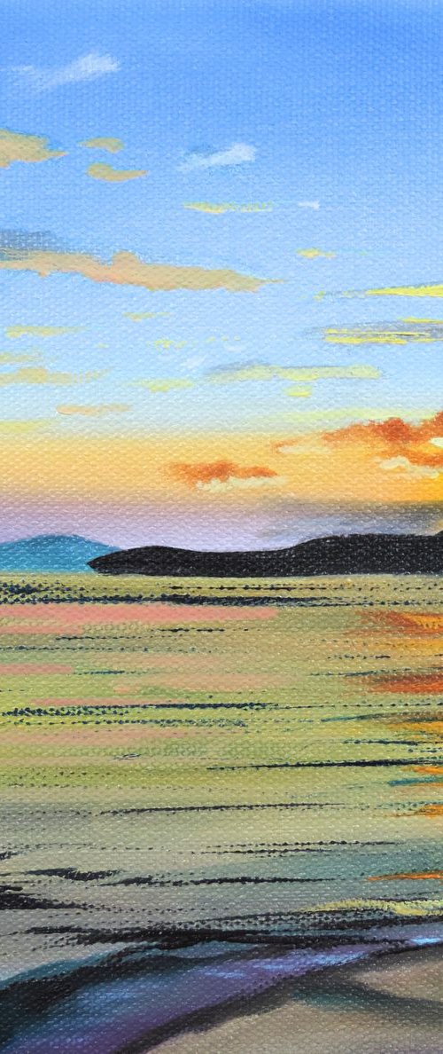 Boat on the sea by Gordon Bruce