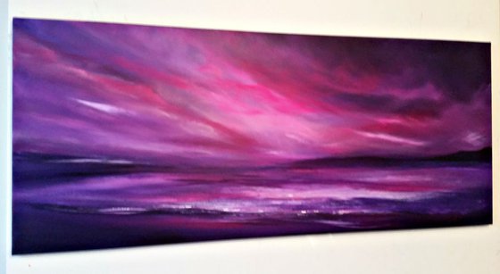 Heavenly Swell - Purple PANORAMIC Seascape