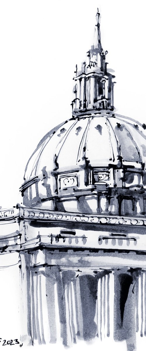 Dome of San Francisco City Hall by Tatiana Alekseeva