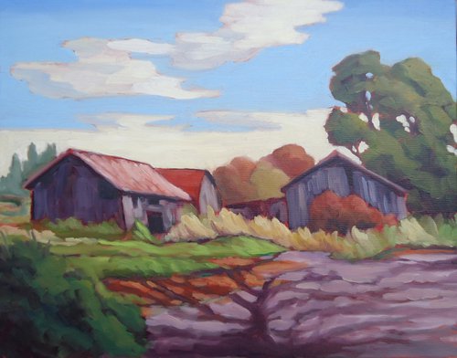 Stouffville Barns by Edward  Abela