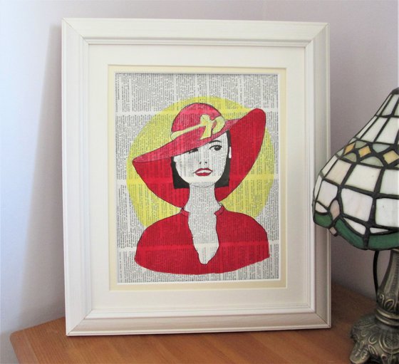 Lady in Red Hat