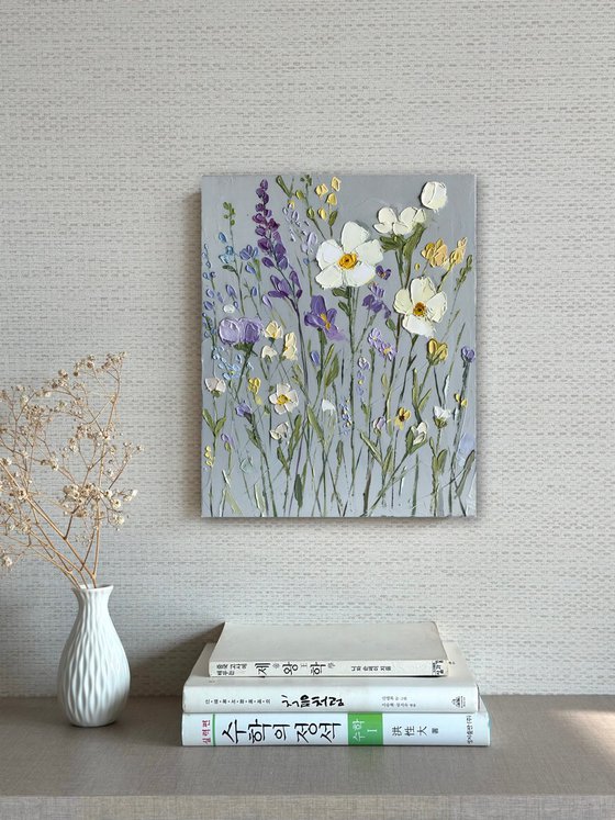 Flowers oil painting  22x28cm