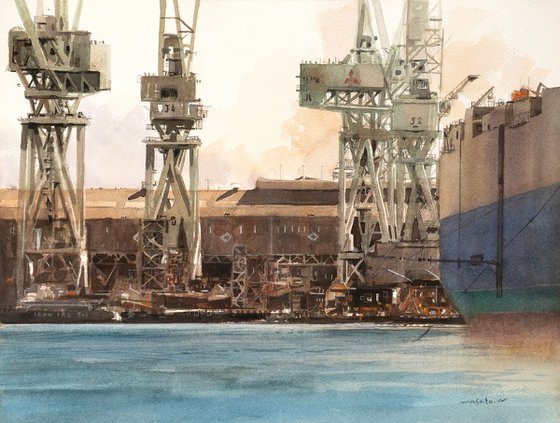 Shipyard Cranes