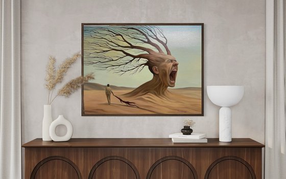 Original oil painting Surrealism