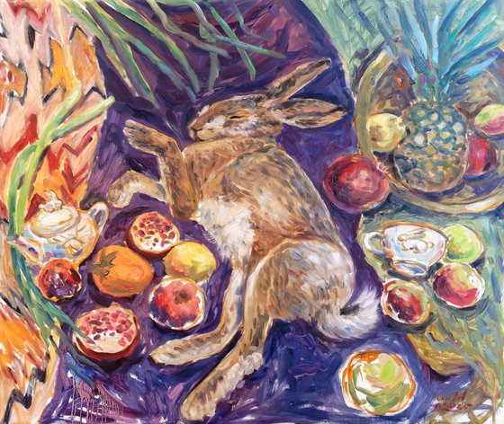 Still Life with Game. Hare