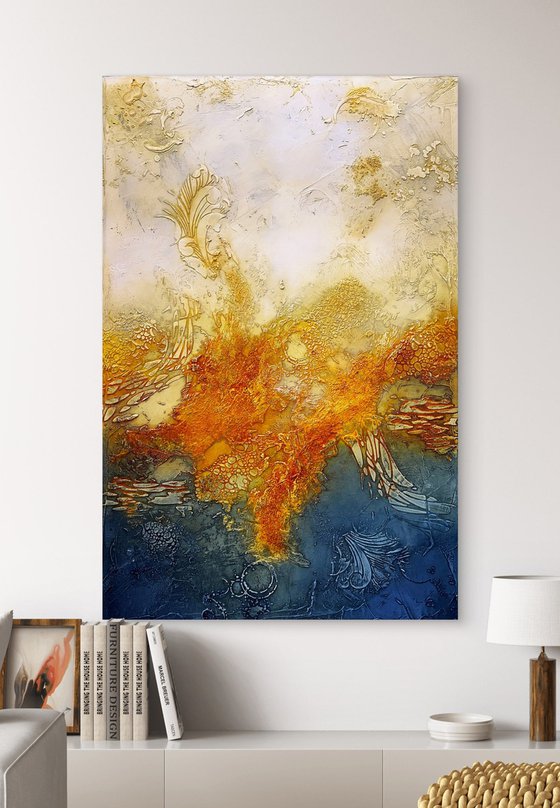 Rising Over Deep Blue