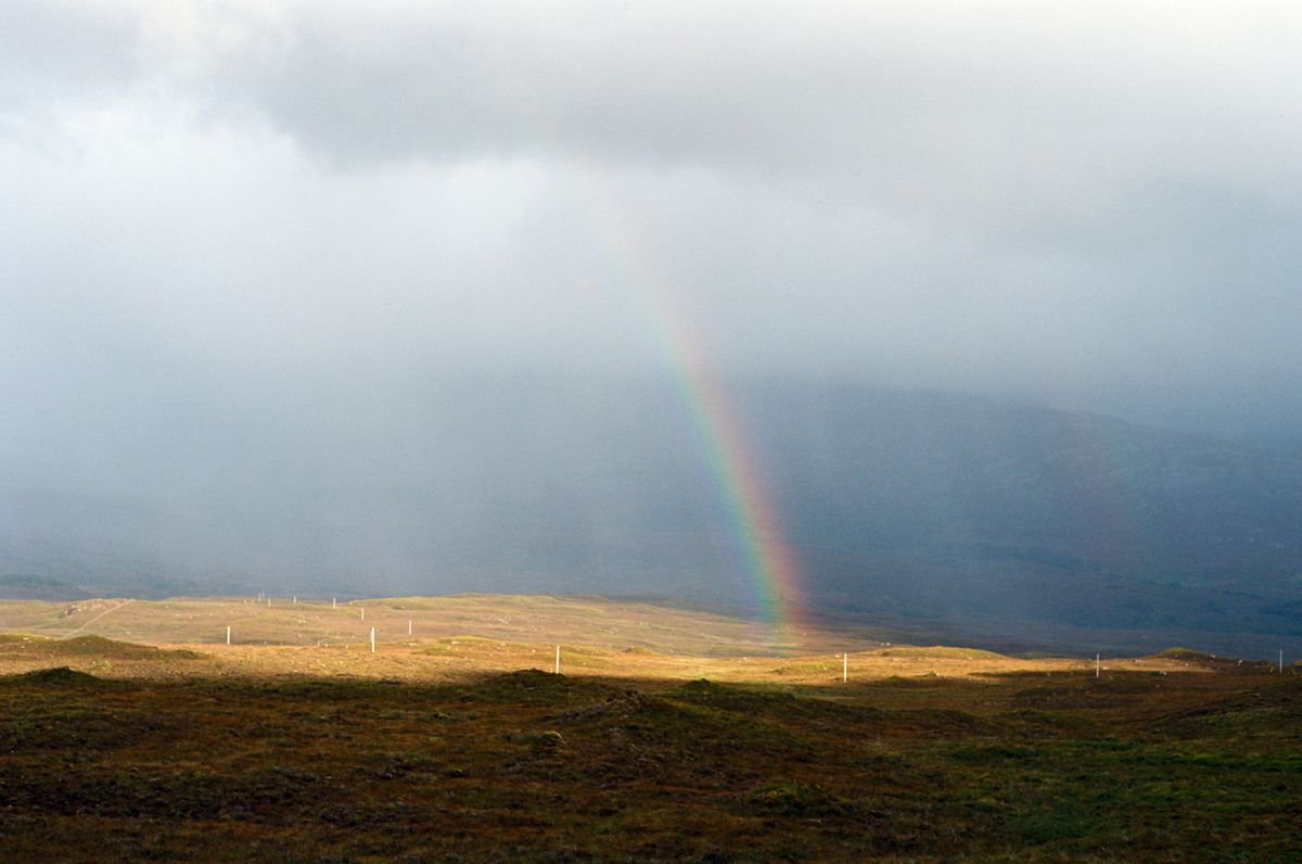 Rainbow (Lochcarron-Shieldaig) - Unmounted (24x16in) by Justice Hyde