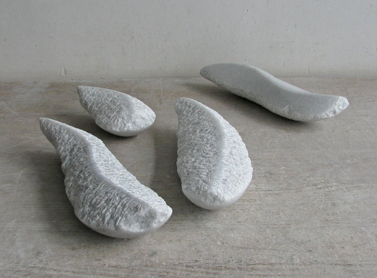 Abstract Stone Sculpture By Fieke De Roij, 14 X 2, Appearances, Original Artwork