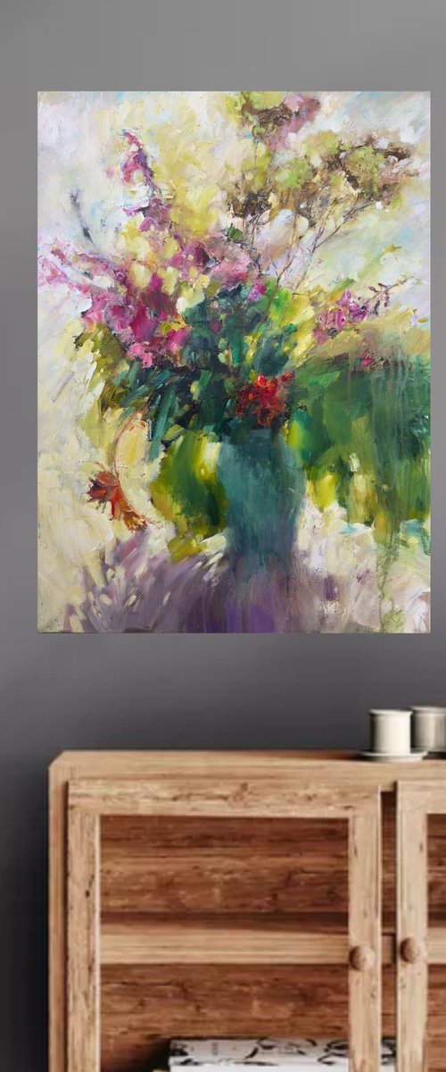 Floral Glow by Olha Laptieva