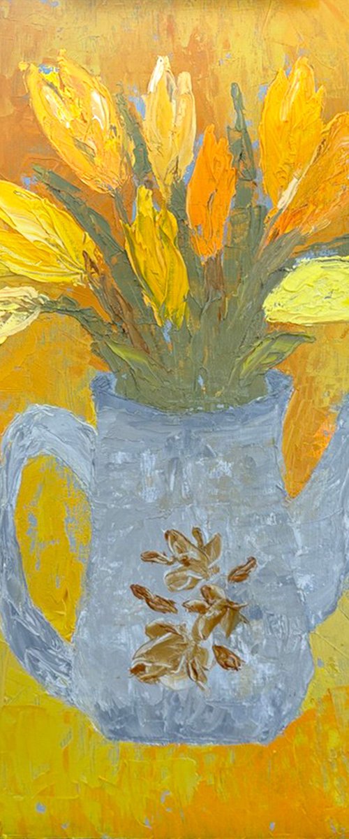 Yellow flowers by Olga Sennikova