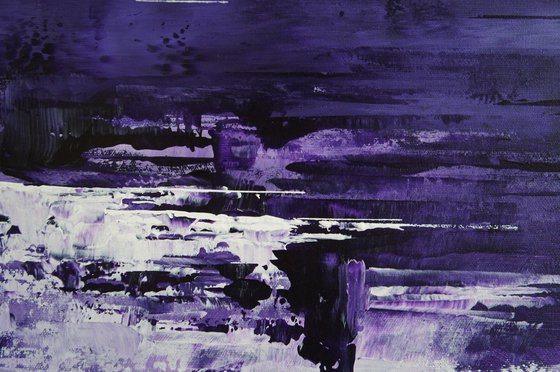 Purple Meltdown (100 x 100 cm) XXL (40 x 40 inches)