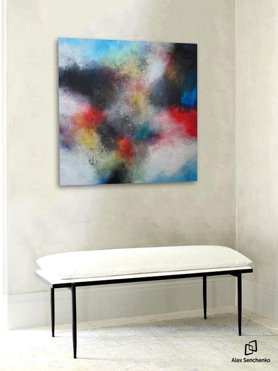 Abstract Painting From The Artist S Studio Ar Artfinder