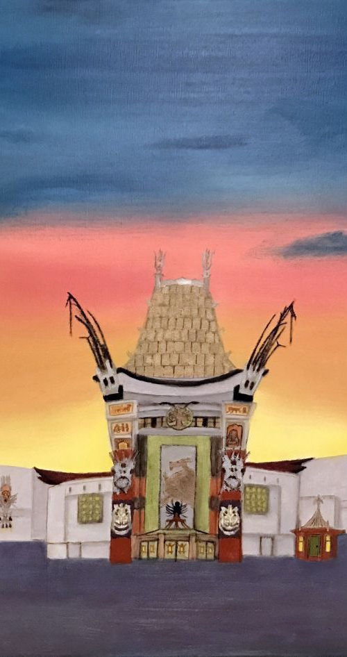 GRAUMAN'S CHINESE THEATER by Leslie Dannenberg